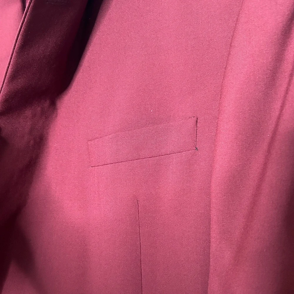 Bobby Jones golf sport coat size 44 cranberry - Picture 12 of 12